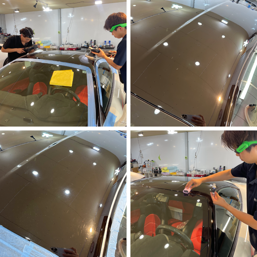 フェラーリ488GTB・ダッシュボード・アルカンターラ内装張替え・カーボン調プロテクションフィルム施工!!!