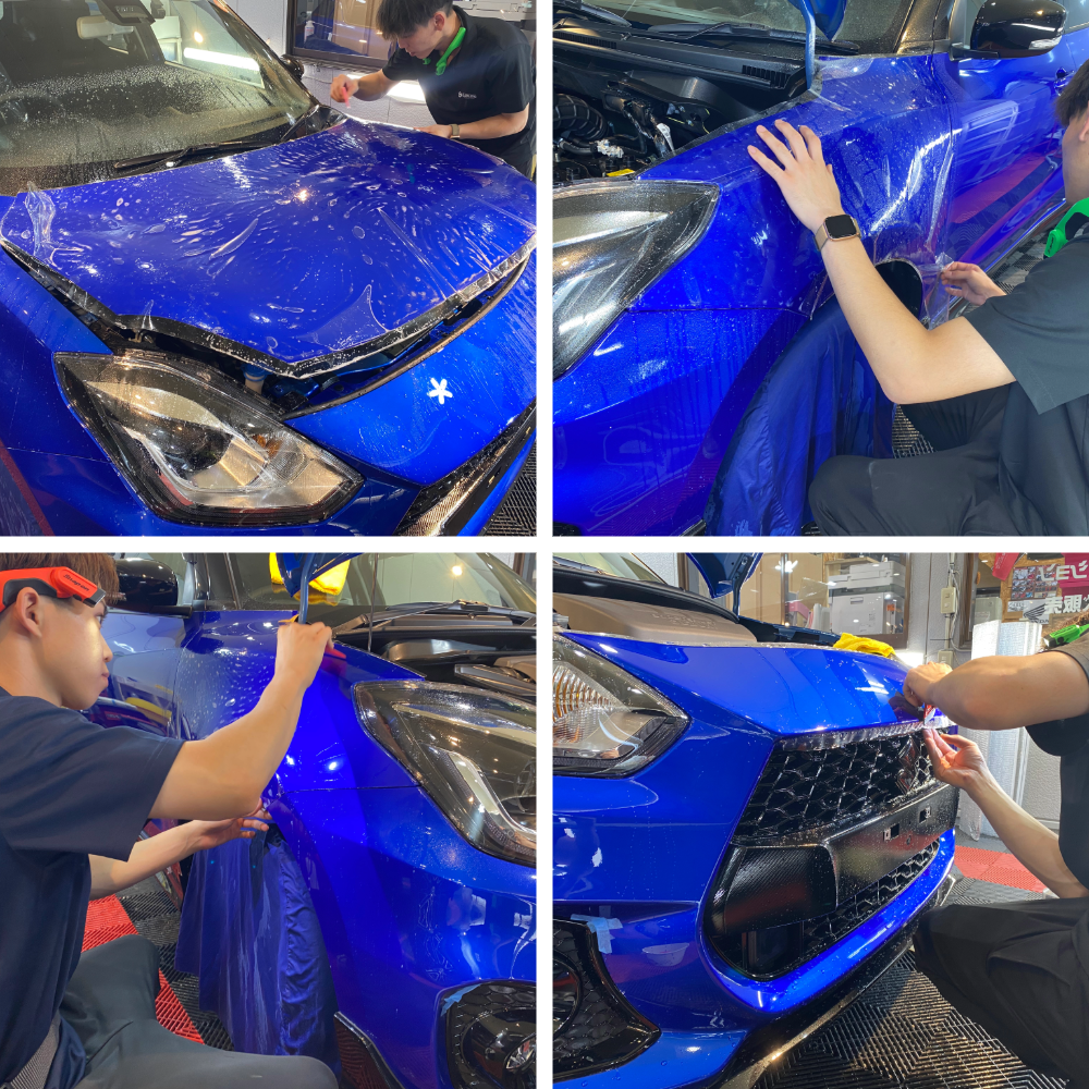 スズキ・スイフトZC33s・ファイナルエディション・セラミックプロイオン2レイヤ-トップコート施工・[KAVACA・ION」フロントセットプロテクションフィルム施工!!!