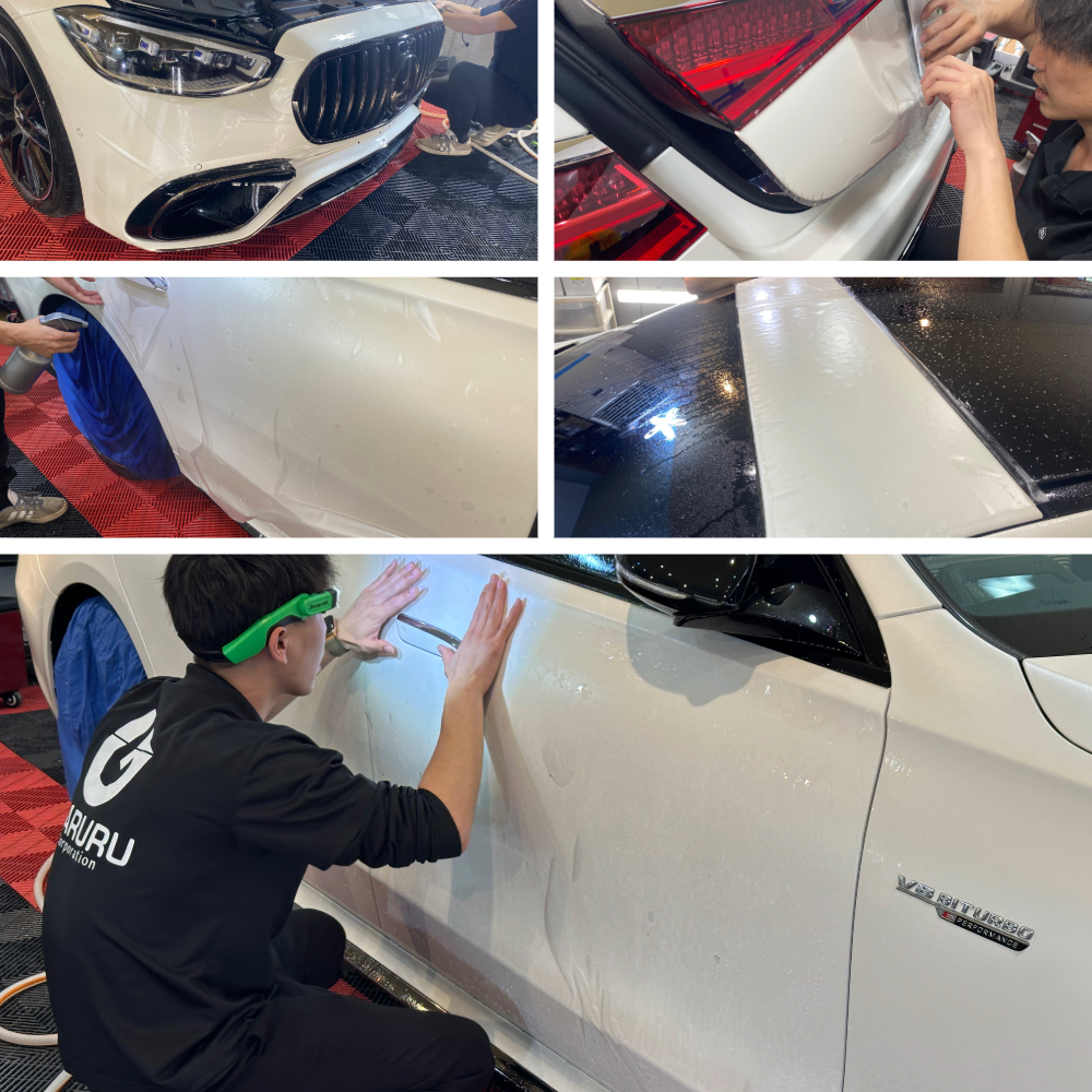 ベンツ・S63・ボディフル・マット塗装保護・プロテクションフィルム施工！！！