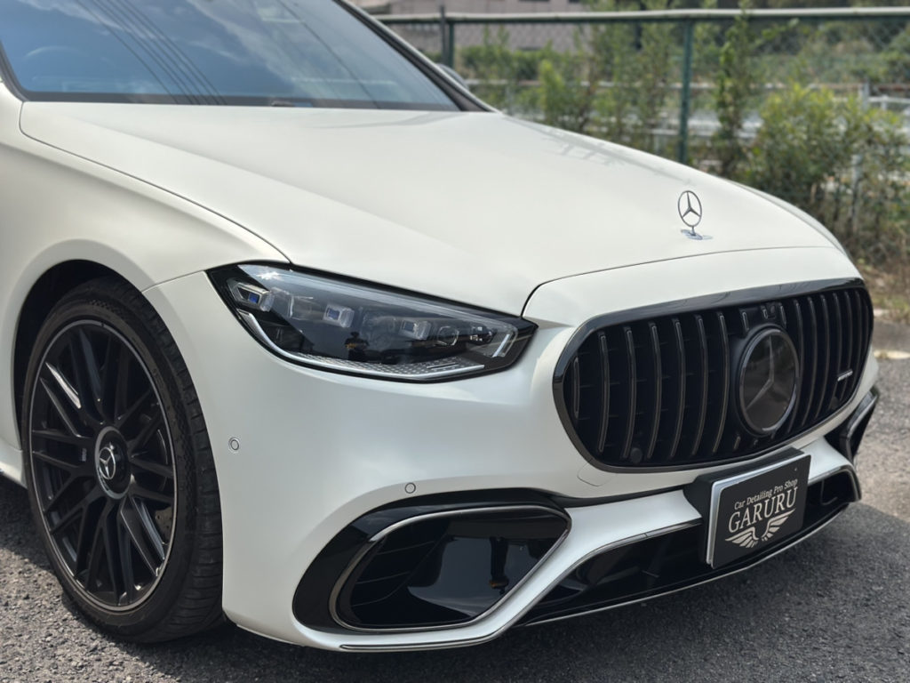 ベンツ・S63・ボディフル・マット塗装保護・プロテクションフィルム施工！！！