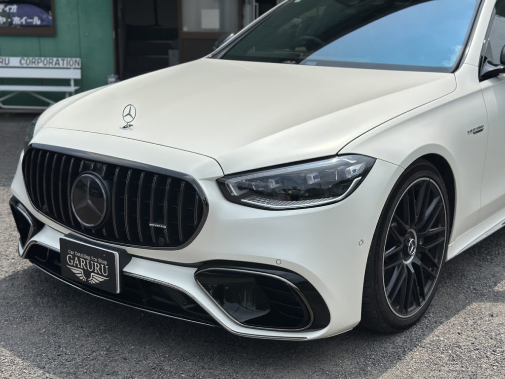 ベンツ・S63・ボディフル・マット塗装保護・プロテクションフィルム施工！！！