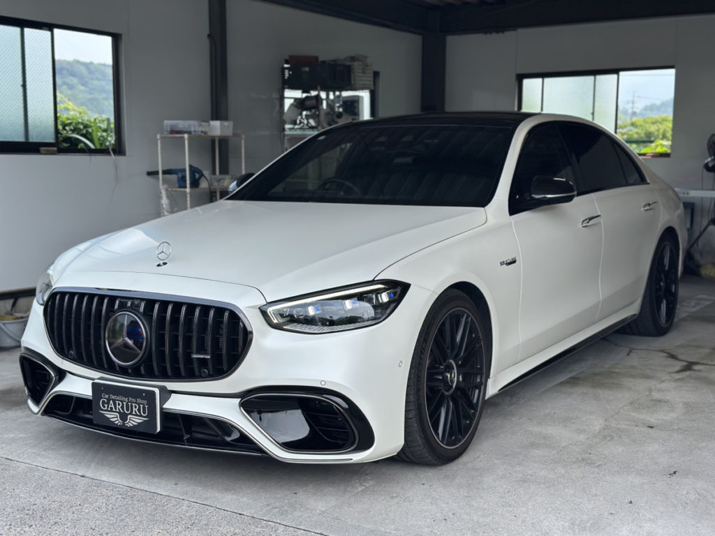 ベンツ・S63・ボディフル・マット塗装保護・プロテクションフィルム施工！！！