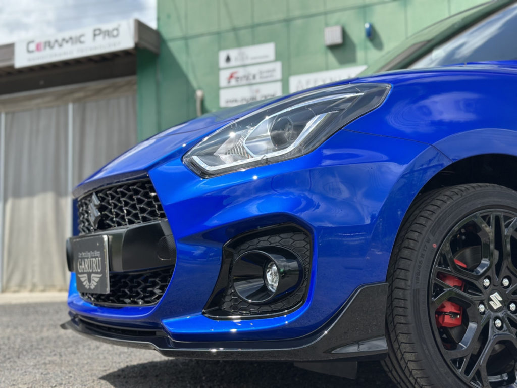 スズキ・スイフトZC33s・ファイナルエディション・セラミックプロイオン2レイヤ-トップコート施工・[KAVACA・ION」フロントセットプロテクションフィルム施工!!!