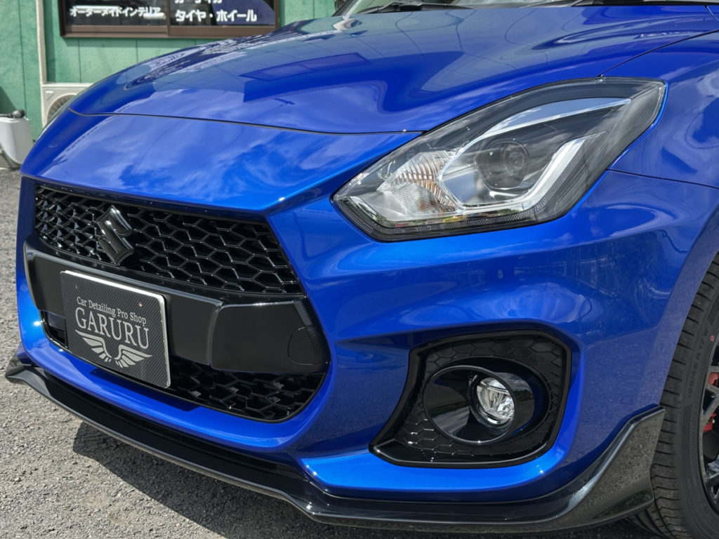 スズキ・スイフトZC33s・ファイナルエディション・セラミックプロイオン2レイヤ-トップコート施工・[KAVACA・ION」フロントセットプロテクションフィルム施工!!!