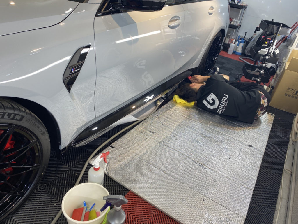 BMW・M3ツーリング・ファインラボ・セラミックコーティングウルトラ＋トップコート施工・部分プロテクションフィルム施工！！！