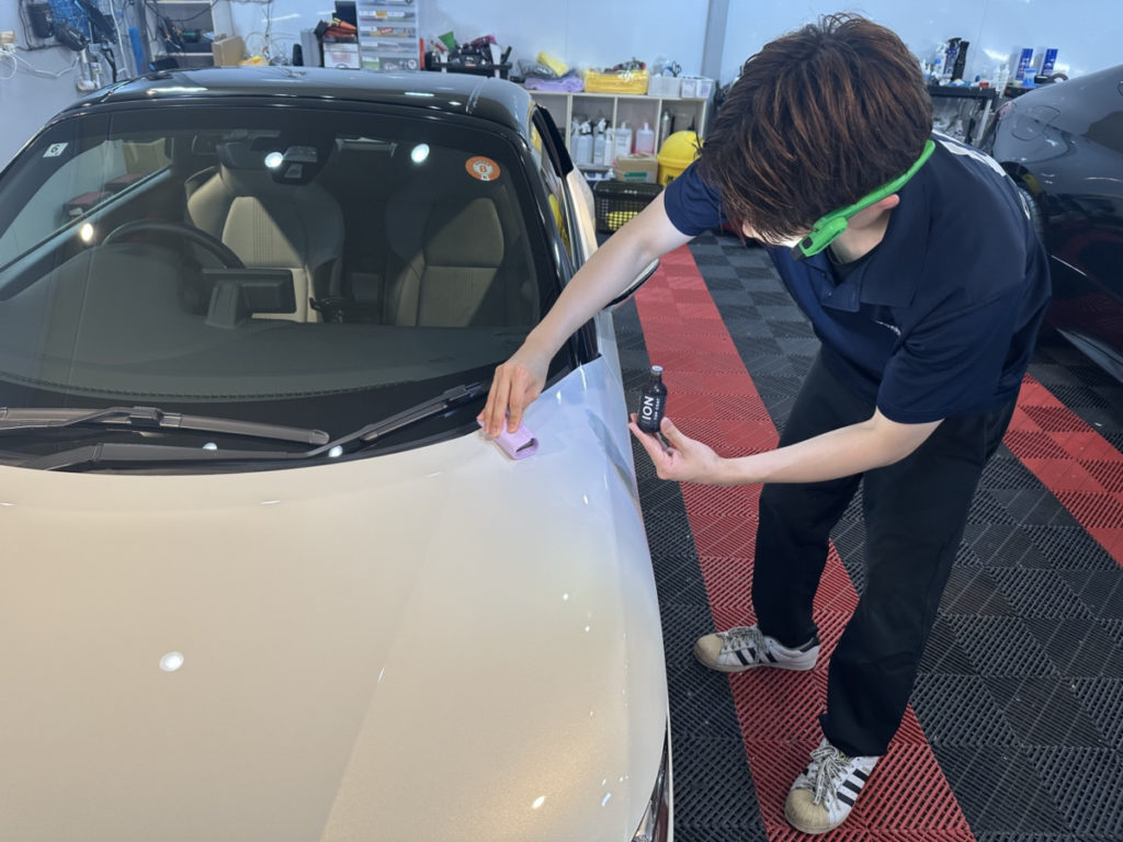 ホンダ・S660・セラミックプロイオン2レイヤ－トップコート施工・ヘッドライト・プロテクションフィルム施工！！！