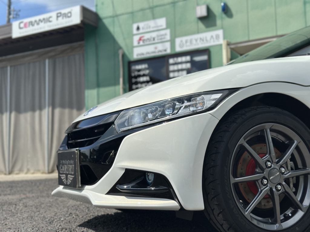 ホンダ・S660・セラミックプロイオン2レイヤ－トップコート施工・ヘッドライト・プロテクションフィルム施工！！！