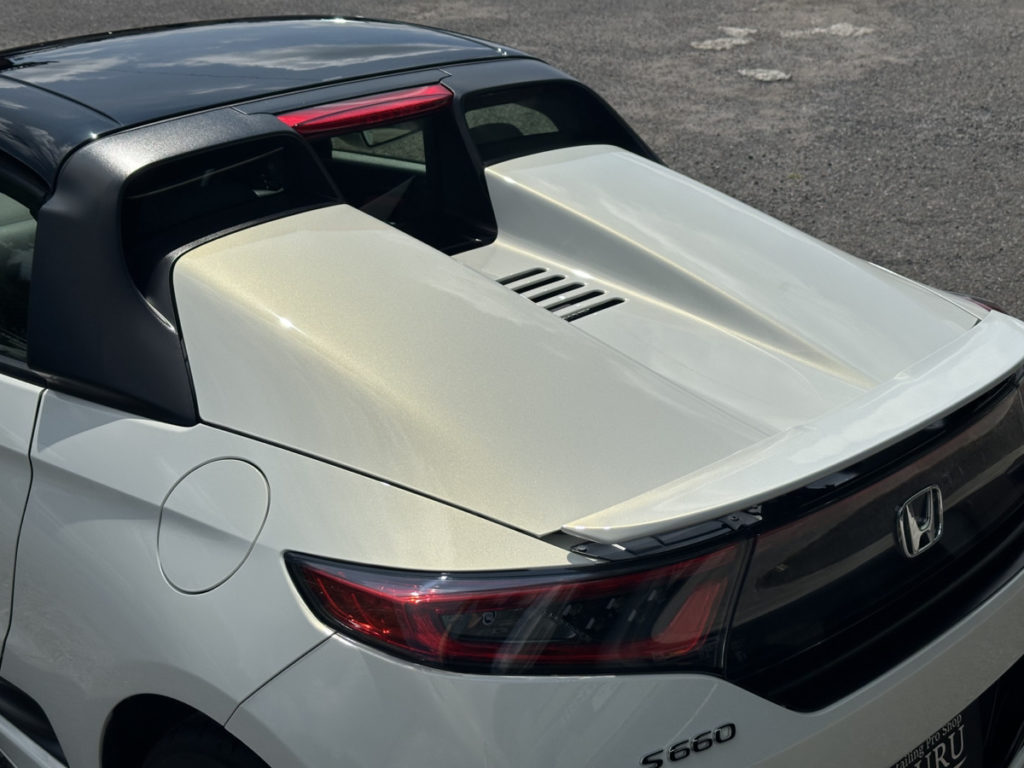 ホンダ・S660・セラミックプロイオン2レイヤ－トップコート施工・ヘッドライト・プロテクションフィルム施工！！！