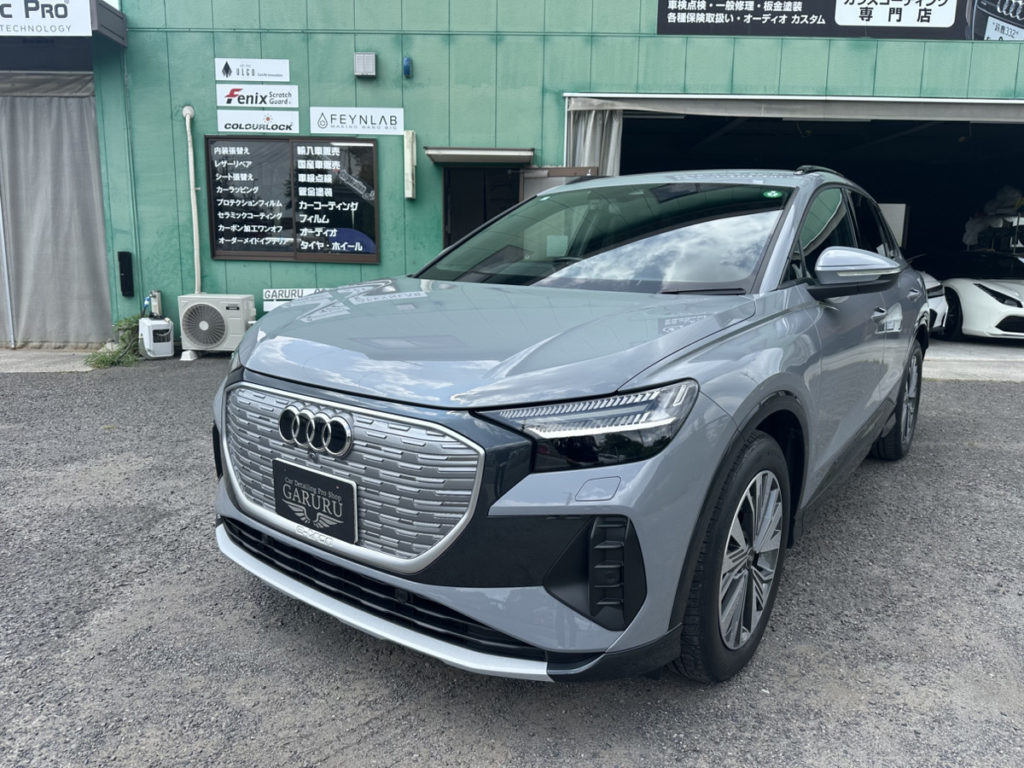 アウディ・Q4・ファインラボ・セラミックコーティング、ウルトラ+トップコート施工!!!