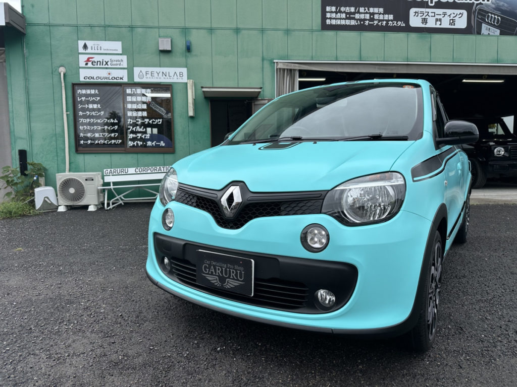ルノー・トゥインゴGT・３M社製・カラーチェンジ・カーラッピング施工！！！