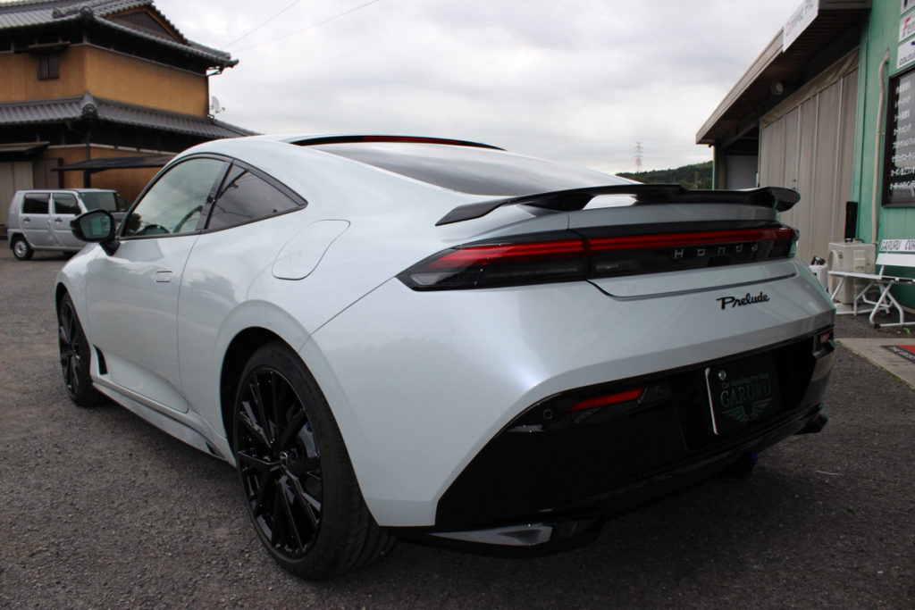 ホンダ・新型プレリュード・セラミックプロイオン2レイヤ－トップコート施工・ヘッドライト・プロテクションフィルム施工！！！
