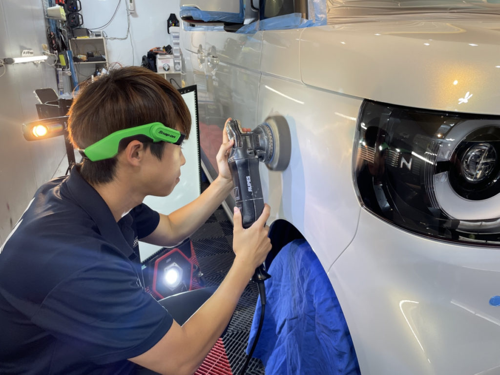 ホンダ・N-BOX・セラミックプロイオン2レイヤ-トップコート施工!!!