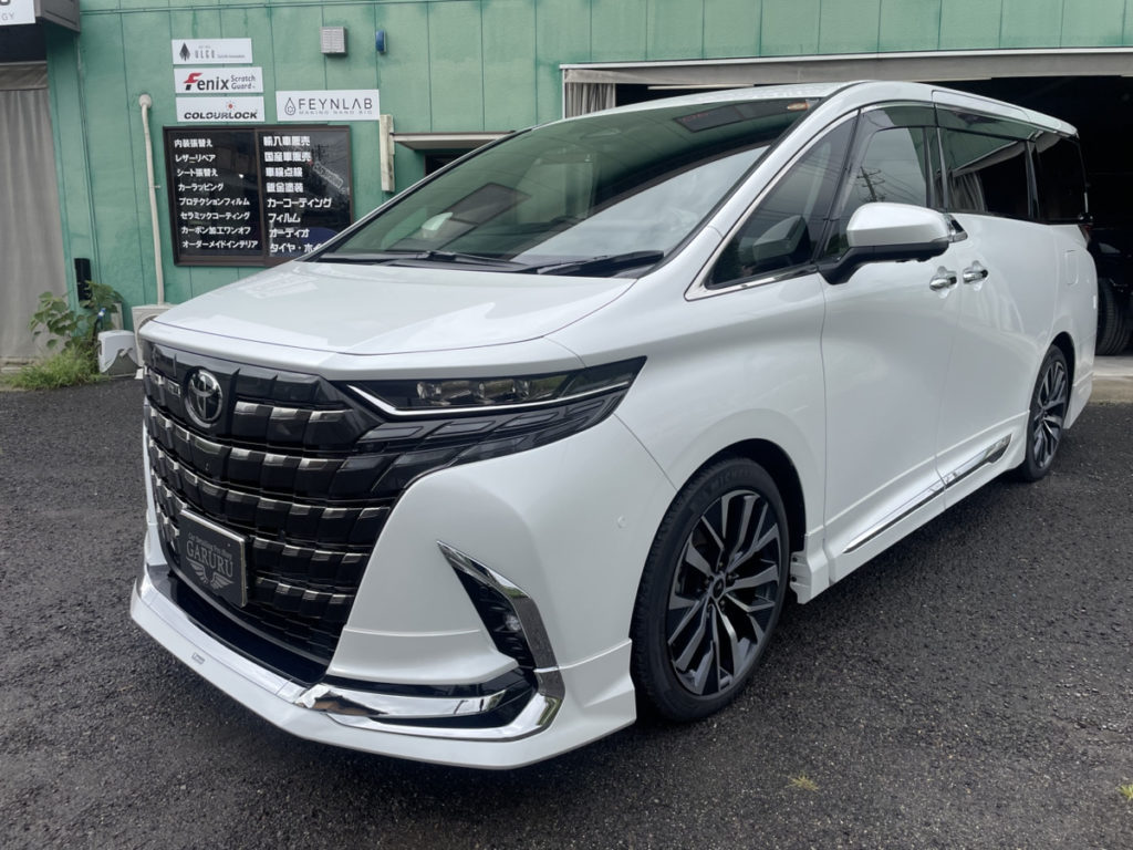 トヨタ・アルファード・セラミックプロイオン2レイヤ-トップコート施工!!!