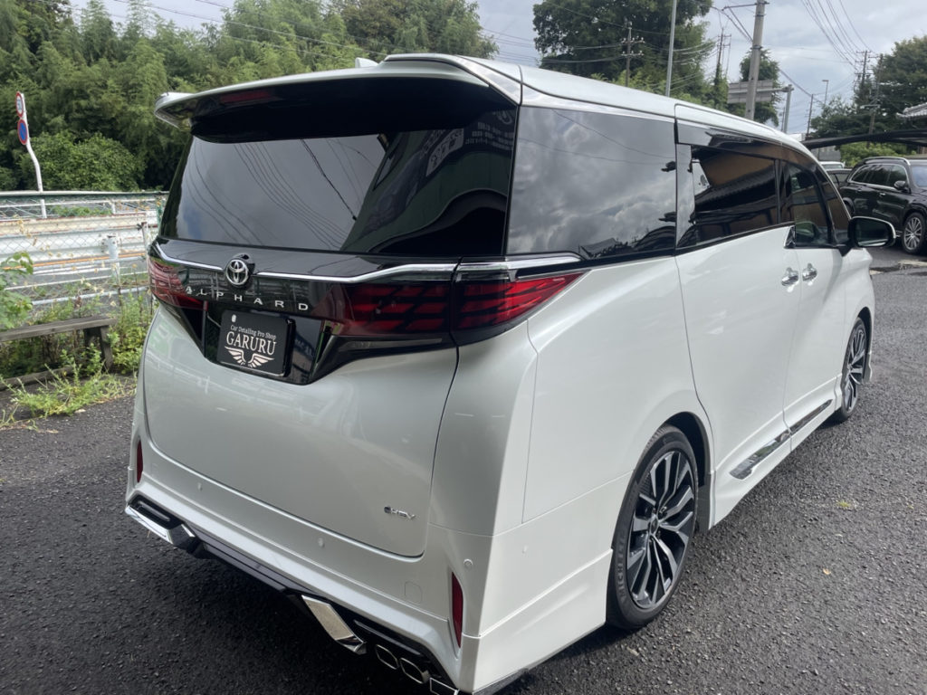 トヨタ・アルファード・セラミックプロイオン2レイヤ-トップコート施工!!!