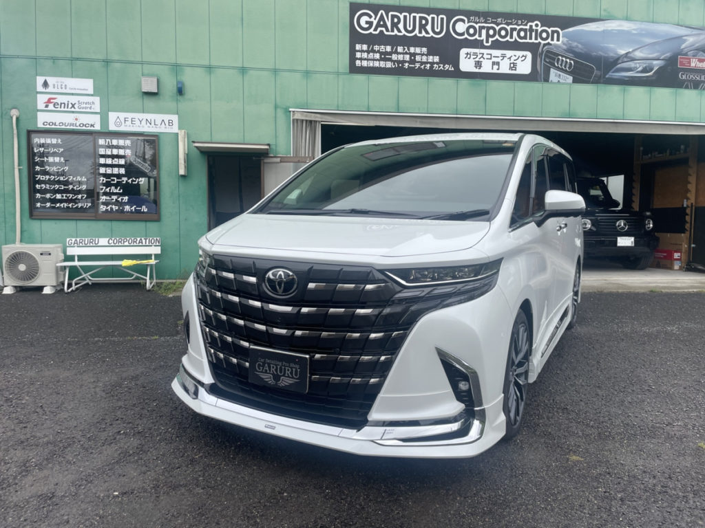 トヨタ・アルファード・セラミックプロイオン2レイヤ－トップコート施工！！！