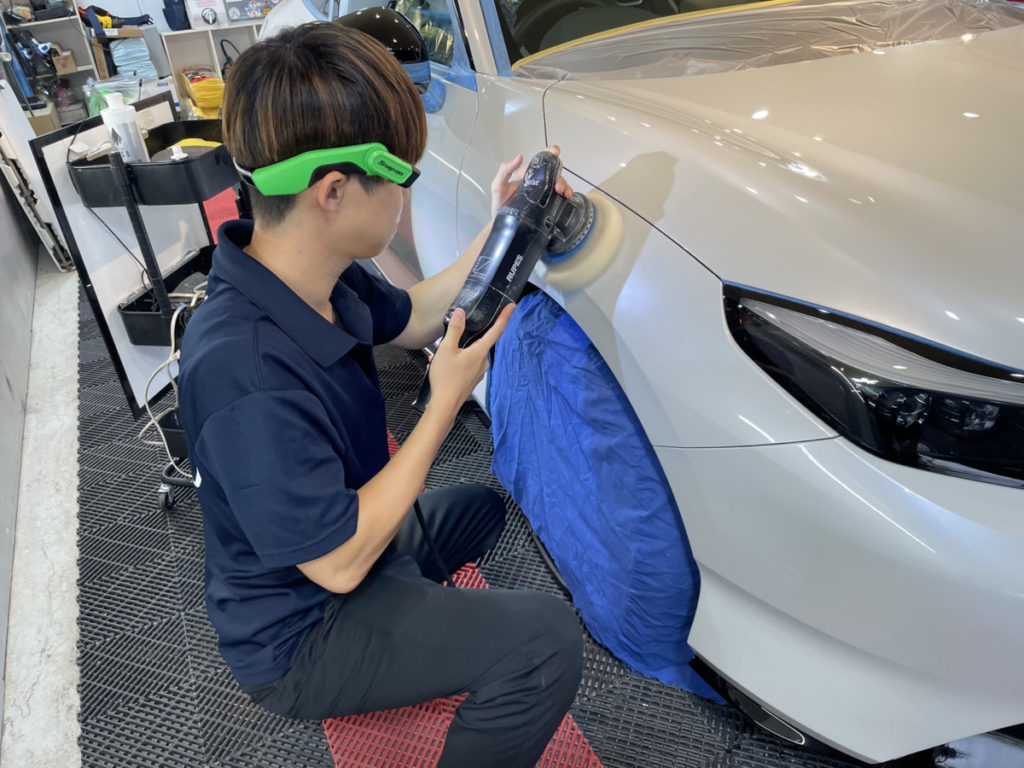 ホンダ・新型プレリュード・セラミックプロイオン2レイヤ－トップコート施工・ヘッドライト・プロテクションフィルム施工！！！