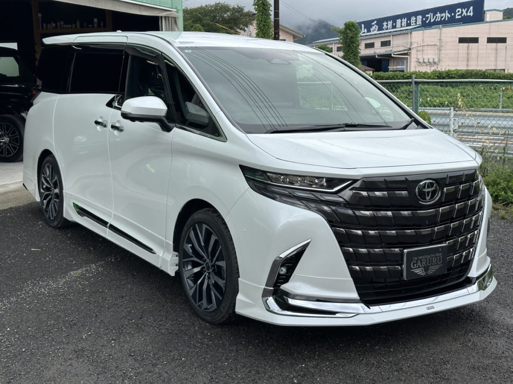 トヨタ・アルファード・セラミックプロイオン2レイヤ-トップコート施工!!!