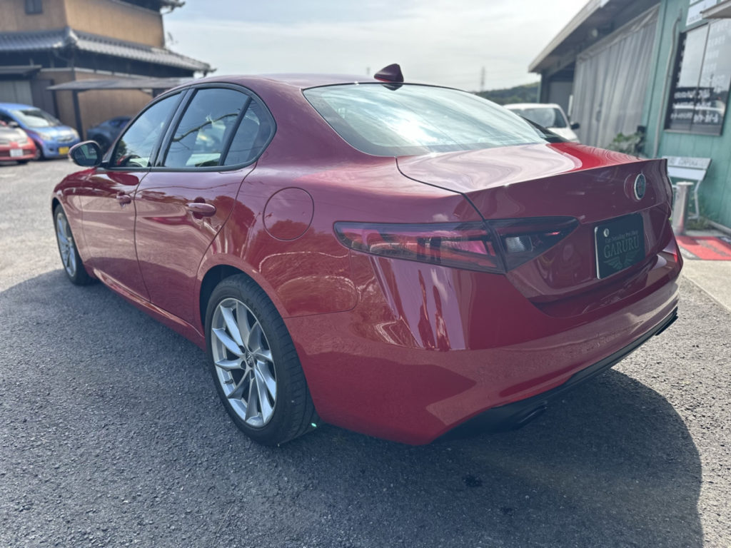 アルファロメオ・ジュリア・ファインラボ・セラミックコーティング・バージョンⅢ施工!!!