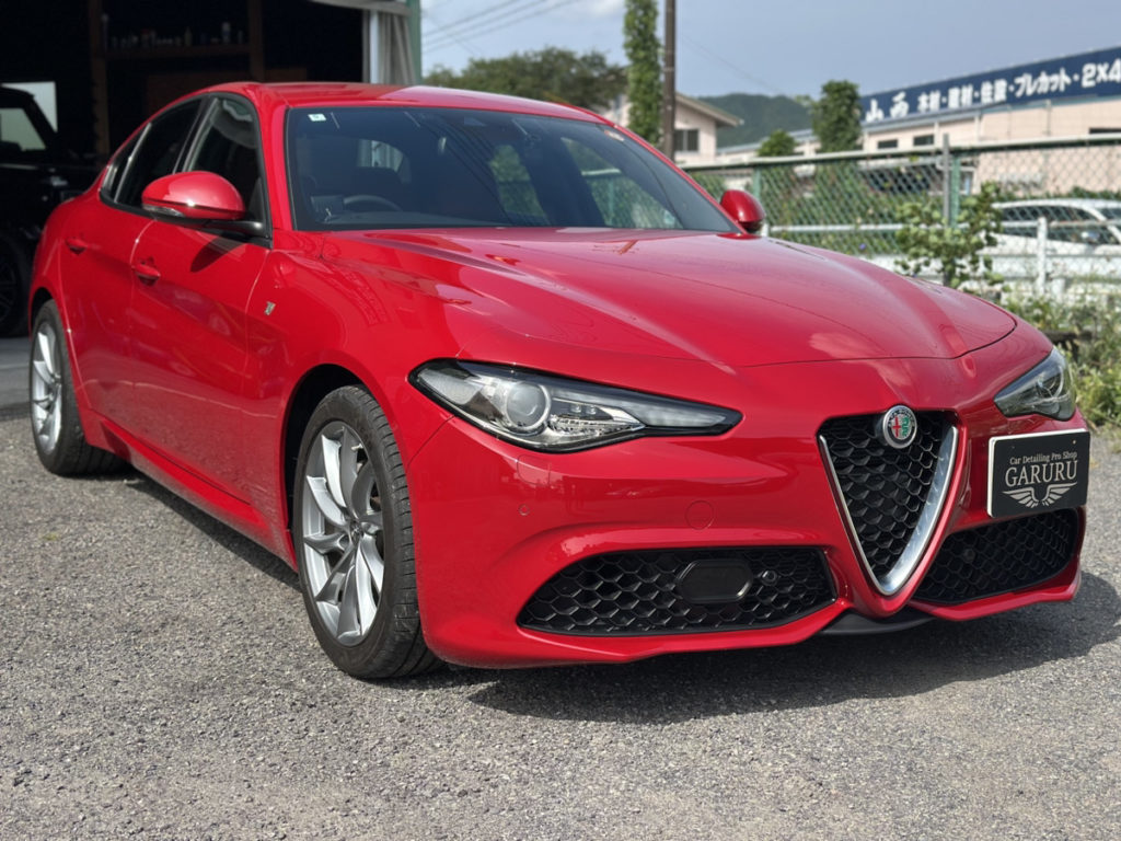 アルファロメオ・ジュリア・ファインラボ・セラミックコーティング・バージョンⅢ施工!!!