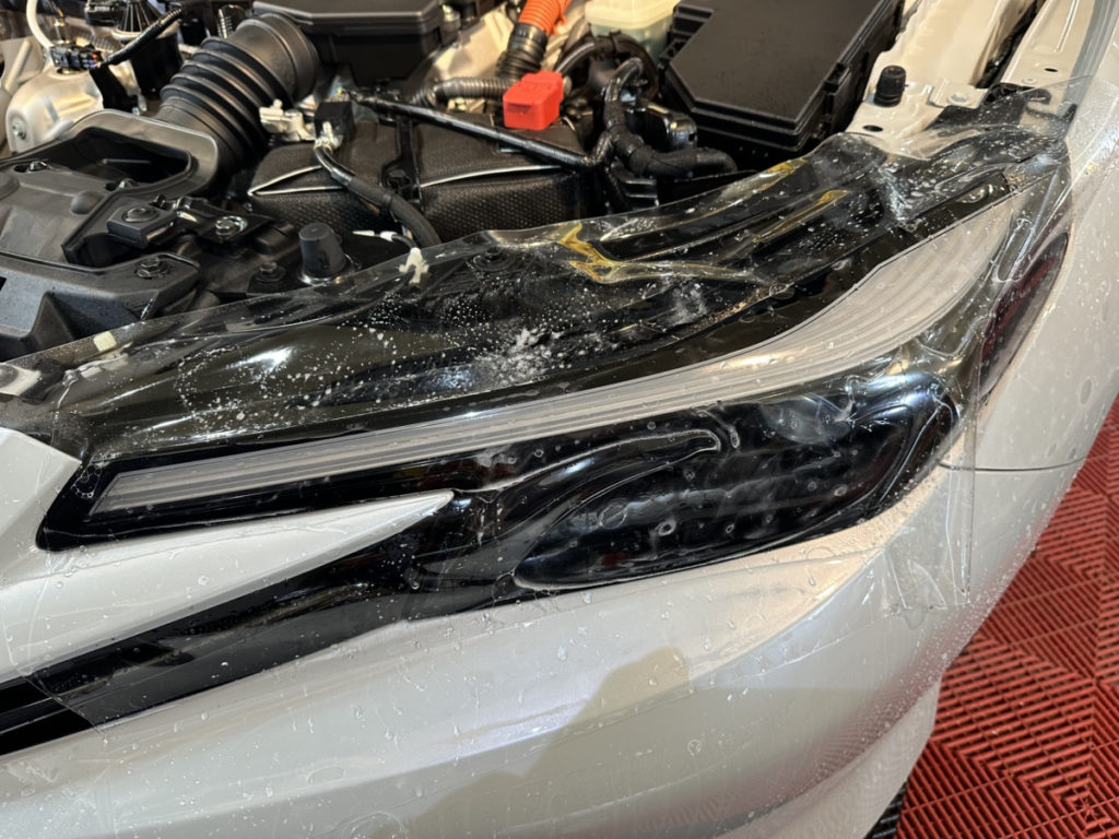 ホンダ・新型プレリュード・セラミックプロイオン2レイヤ－トップコート施工・ヘッドライト・プロテクションフィルム施工！！！