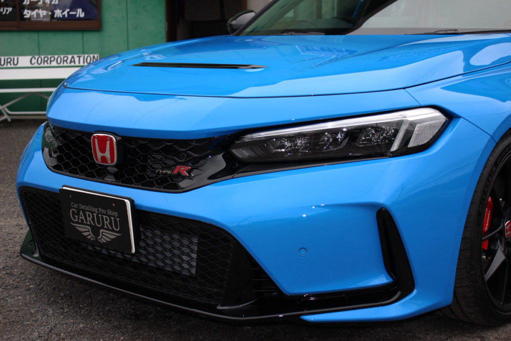 シビック・typeR・セラミックプロイオン2レイヤ－トップコート施工・フロントフル・プロテクションフィルム施工！！！