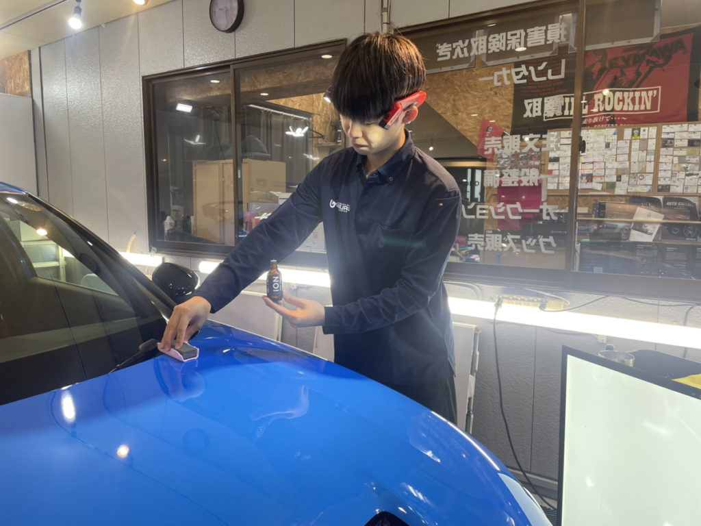 シビック・typeR・セラミックプロイオン2レイヤ－トップコート施工・フロントフル・プロテクションフィルム施工！！！