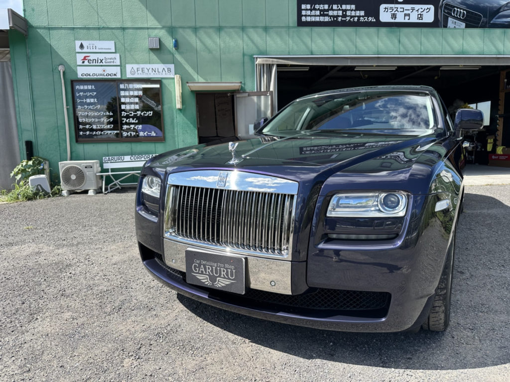 ロールスロイス・ゴースト・ダッシュボード内装張替え！！！