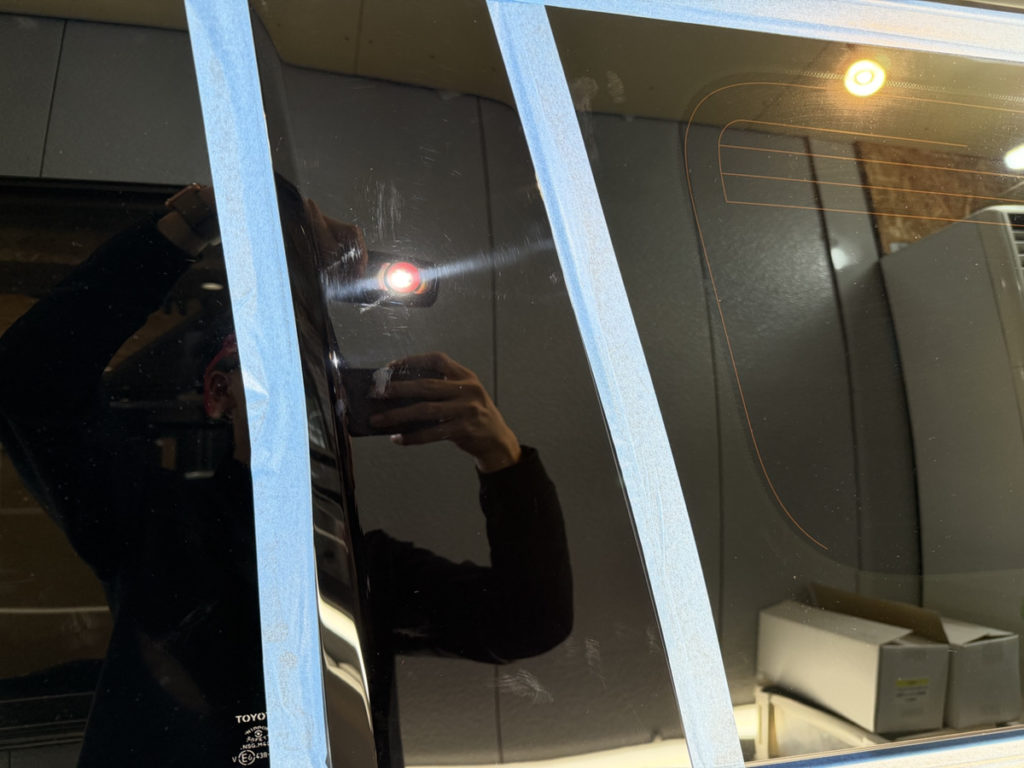 トヨタ・ヴェルファイア・セラミックプロイオン2レイヤ－トップコート施工！！！