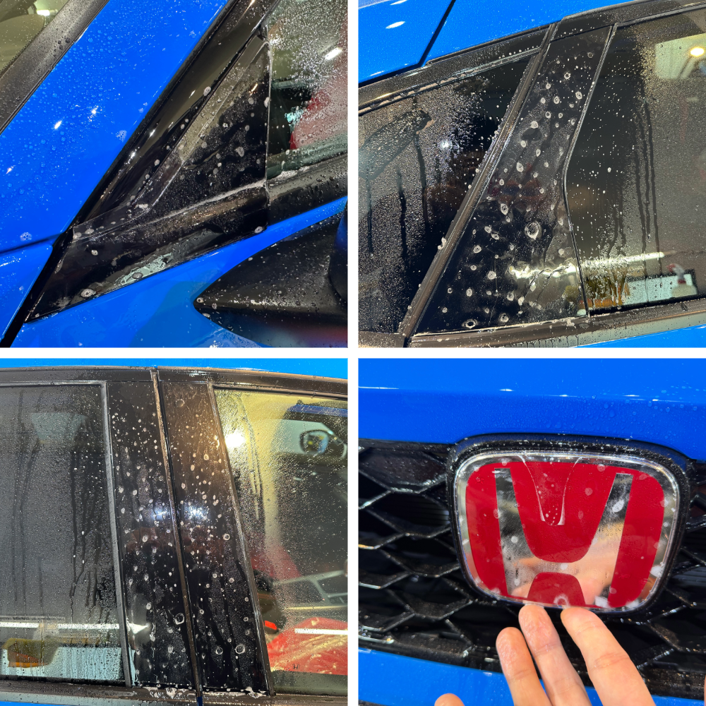 シビック・typeR・セラミックプロイオン2レイヤ－トップコート施工・フロントフル・プロテクションフィルム施工！！！