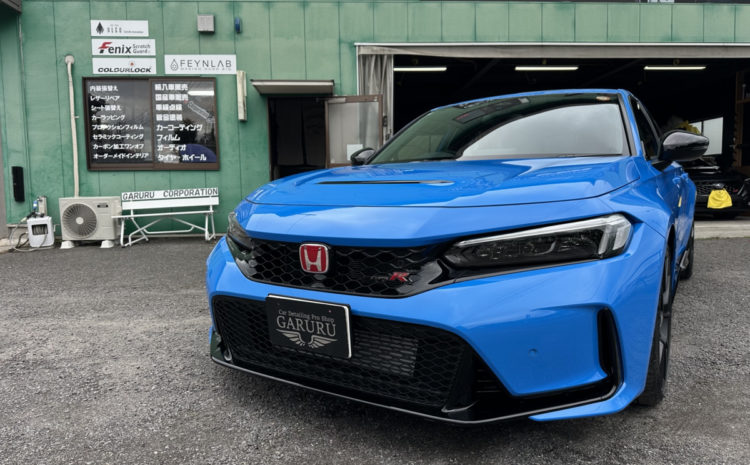 シビック・typeR・セラミックプロイオン2レイヤ－トップコート施工・フロントフル・プロテクションフィルム施工！！！