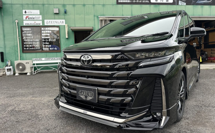 トヨタ・ヴェルファイア・セラミックプロイオン2レイヤ－トップコート施工！！！