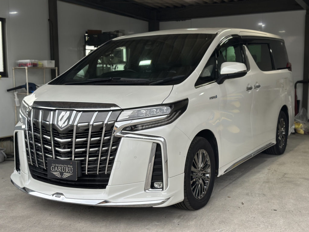 トヨタ・アルファード・ファインラボ・セラミックコーティング・バージョンⅢ施工！！！