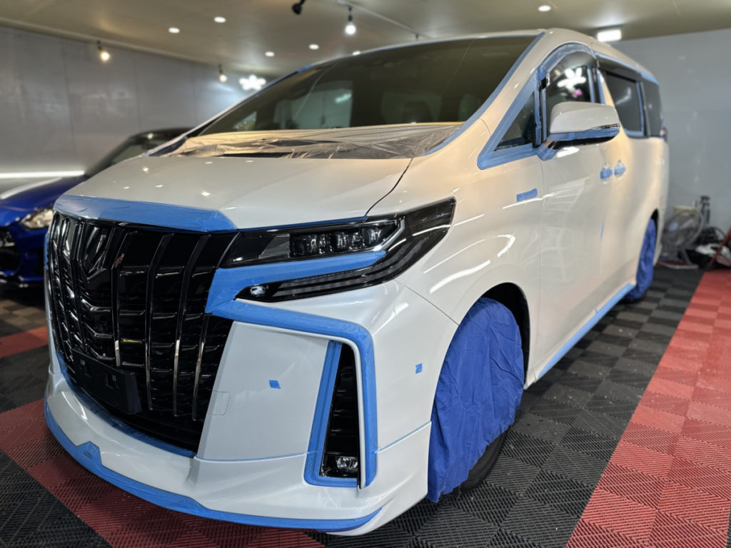 トヨタ・アルファード・ファインラボ・セラミックコーティング・バージョンⅢ施工！！！