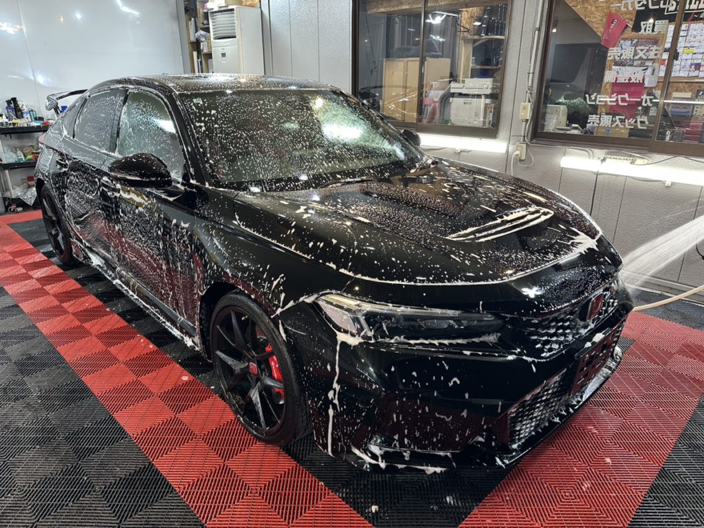 ホンダ・シビックtypeR・フルボディマット・プロテクションフィルム施工！！！