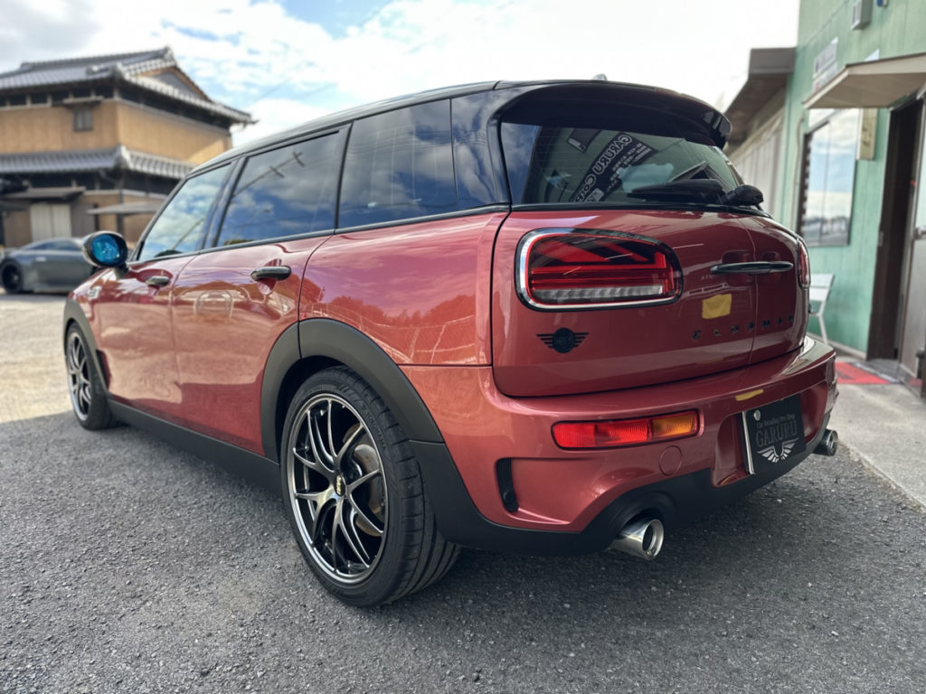 ミニ・クラブマン・セラミックプロイオン2レイヤ－トップコート施工・グリルラッピング施工！！！