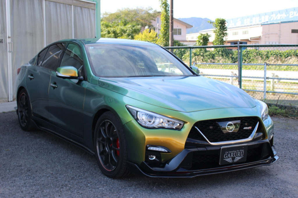 ニッサン・スカイライン400R・カラーチェンジラッピング施工!!!