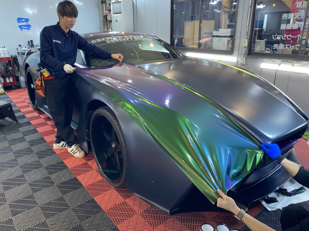 ニッサン・GT-R356C・コンセプトカー・カラーチェンジラッピング施工・東京オートサロン出展車両！！！