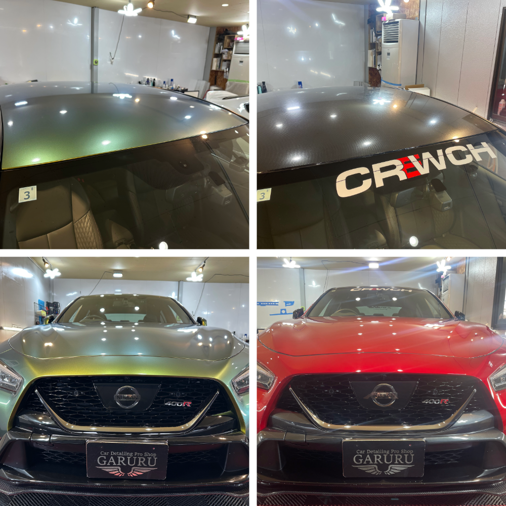 ニッサン・スカイライン400R・カラーチェンジラッピング施工!!!