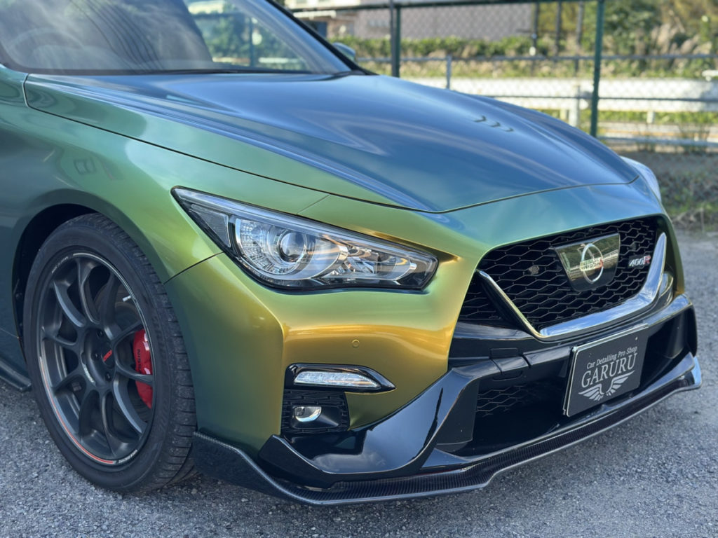 ニッサン・スカイライン400R・カラーチェンジラッピング施工!!!