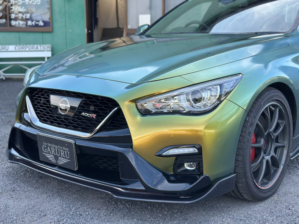 ニッサン・スカイライン400R・カラーチェンジラッピング施工!!!