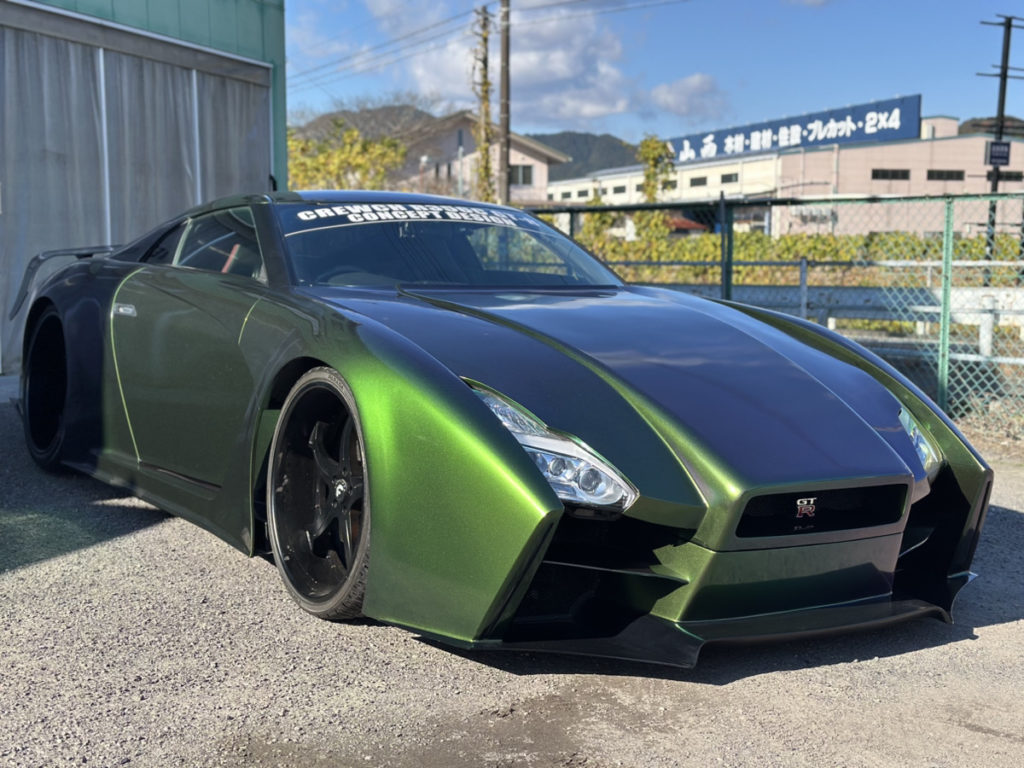 ニッサン・GT-R356C・コンセプトカー・カラーチェンジラッピング施工・東京オートサロン出展車両！！！