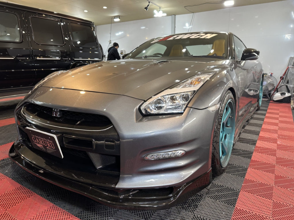 ニッサン・35GT-R・カラーチェンジラッピング施工・東京オートサロン出店車両！！！