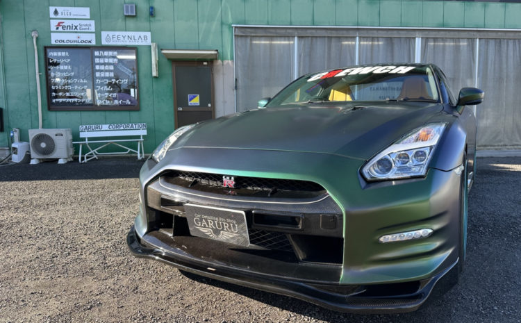 ニッサン・35GT-R・カラーチェンジラッピング施工・東京オートサロン出店車両！！！