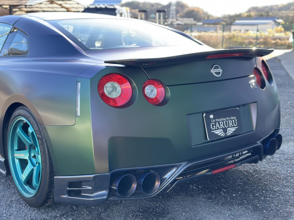 ニッサン・35GT-R・カラーチェンジラッピング施工・東京オートサロン出店車両！！！
