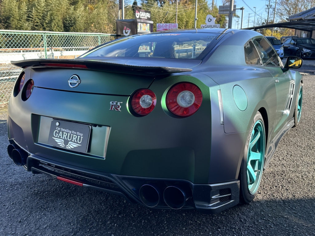 ニッサン・35GT-R・カラーチェンジラッピング施工・東京オートサロン出店車両！！！