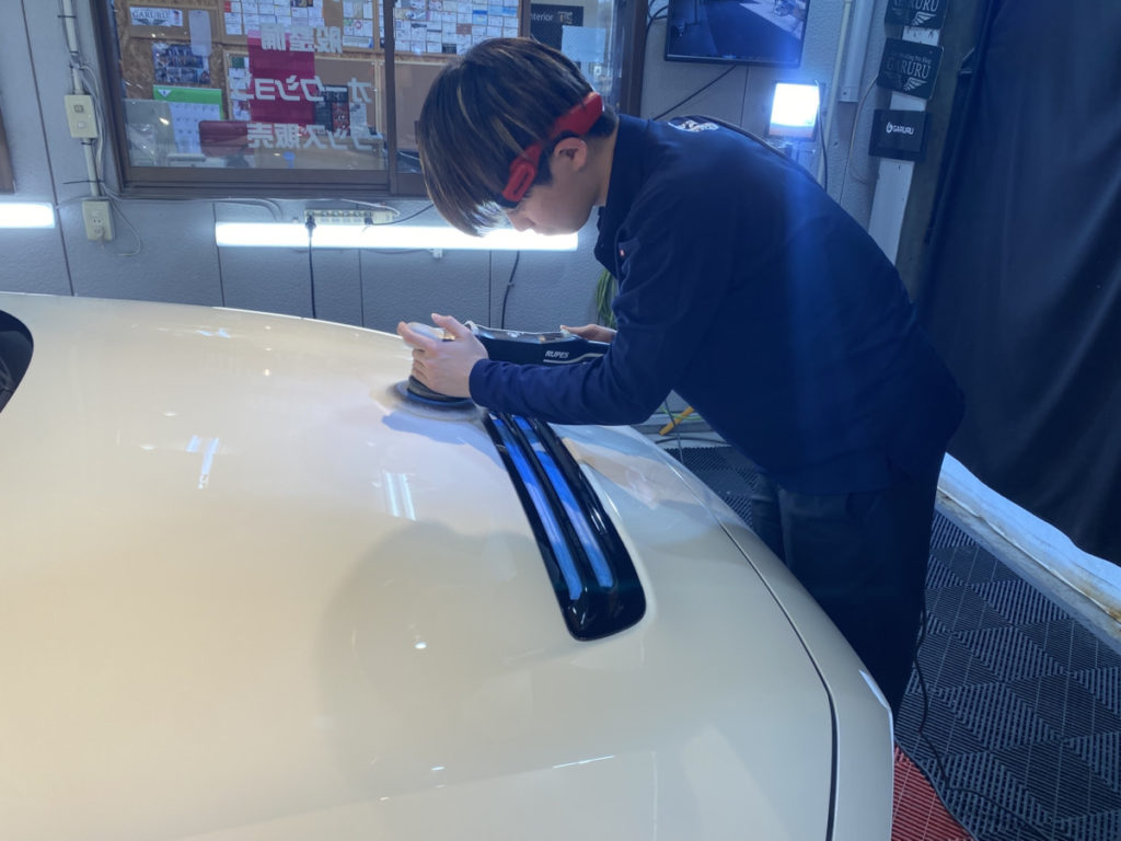 ホンダ・シビックタイプR・セラミックプロイオン2レイヤ－トップコート施工・ヘッドライト・プロテクションフィルム施工！！！