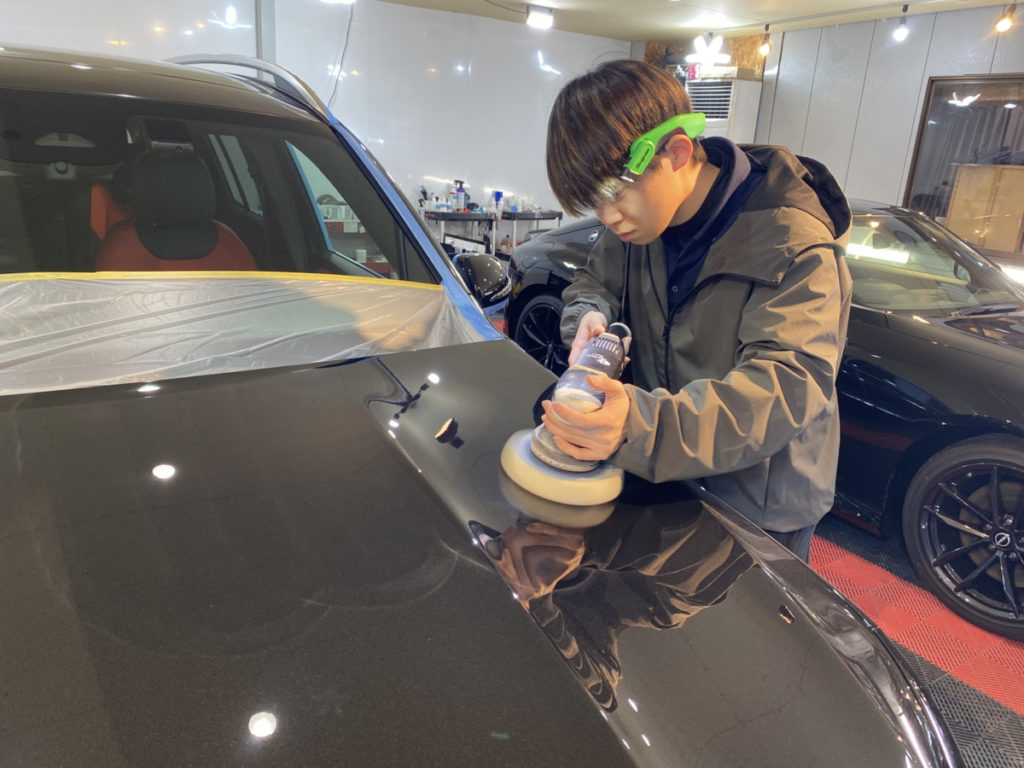 ベンツ・GLB200D・セラミックイオン2レイヤ-トップコート施工!!!