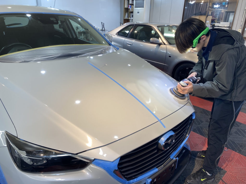 マツダ・CX-3・中古車販売・ファインラボ・セラミックコーティンバージョンⅢ施工！！！