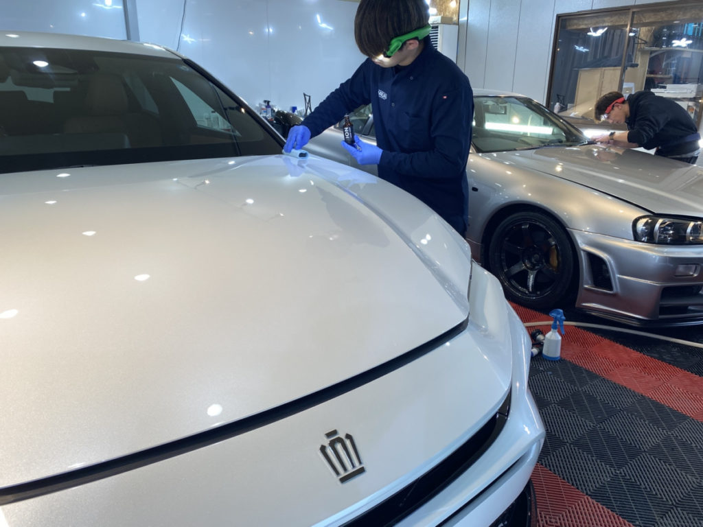 トヨタ・クラウンスポーツ・セラミックプロイオン2レイヤ－トップコート施工！！！