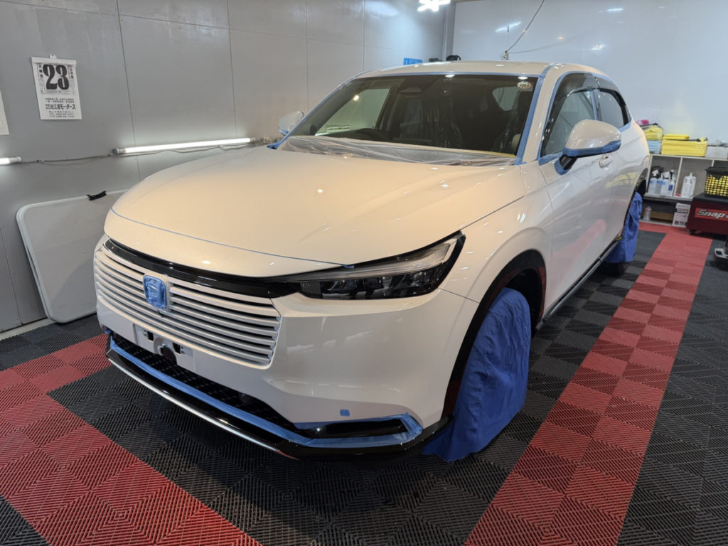 ホンダ・ヴェゼル・ファインラボ・セラミックコーティング・バージョンⅢ施工！！！